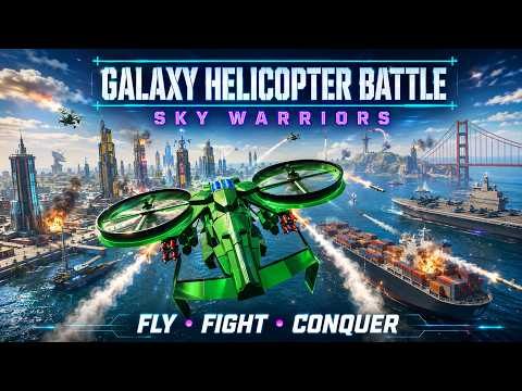 Galaxy Helicopter Battle: Sky Warriors – 50 Mission Sci-Fi Helicopter Combat Game — mobile game thumbnail