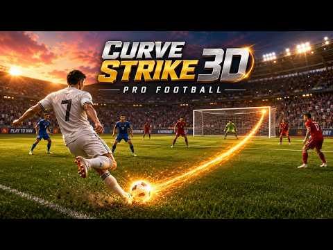 Curve Strike 3D: Pro Football | New Android Soccer Game — mobile game thumbnail
