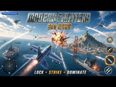 Modern Fighters: Sky Wars – Free Jet Fighter Game 100 Missions — mobile game thumbnail