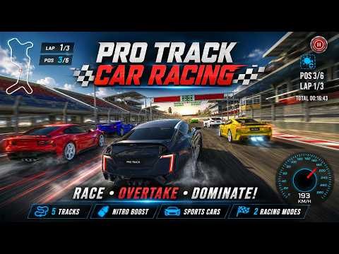Pro Track Car Racing – Free Mobile Circuit Racing 5 Tracks — mobile game thumbnail