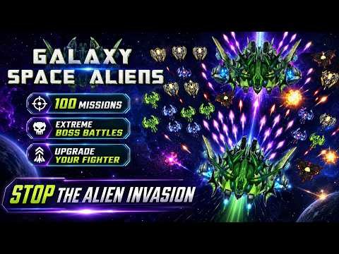 Free classic space shooter — defeat alien invaders across 100 arcade missions. — mobile game thumbnail
