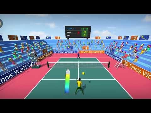 3D Tennis Cup for Android and iOS — mobile game thumbnail