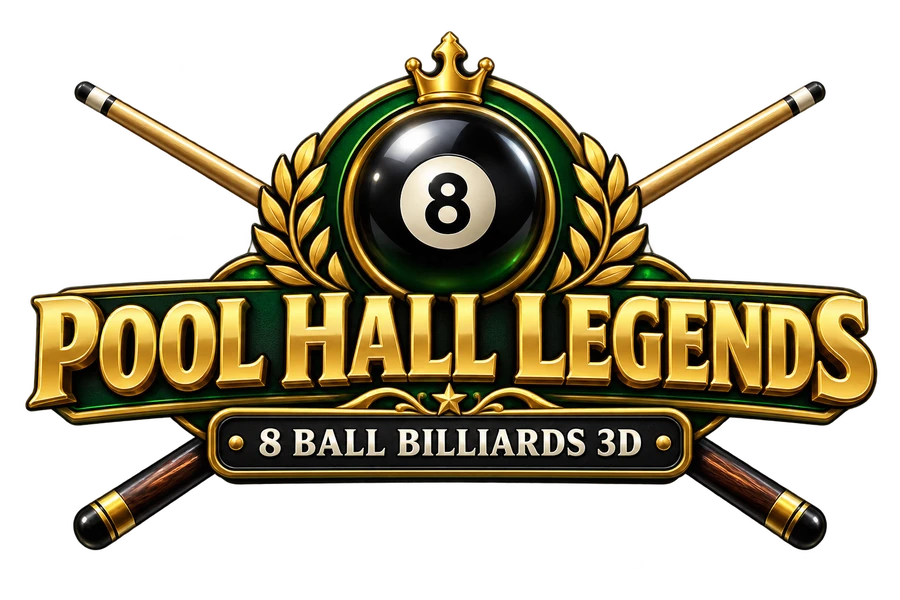 Pool Hall Legends 8 Ball Billiards 3D logo