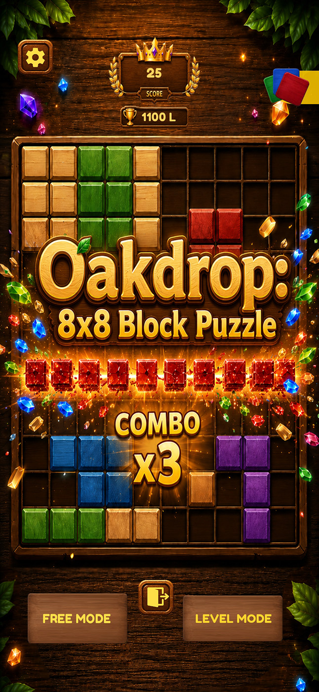 Oakdrop8x8