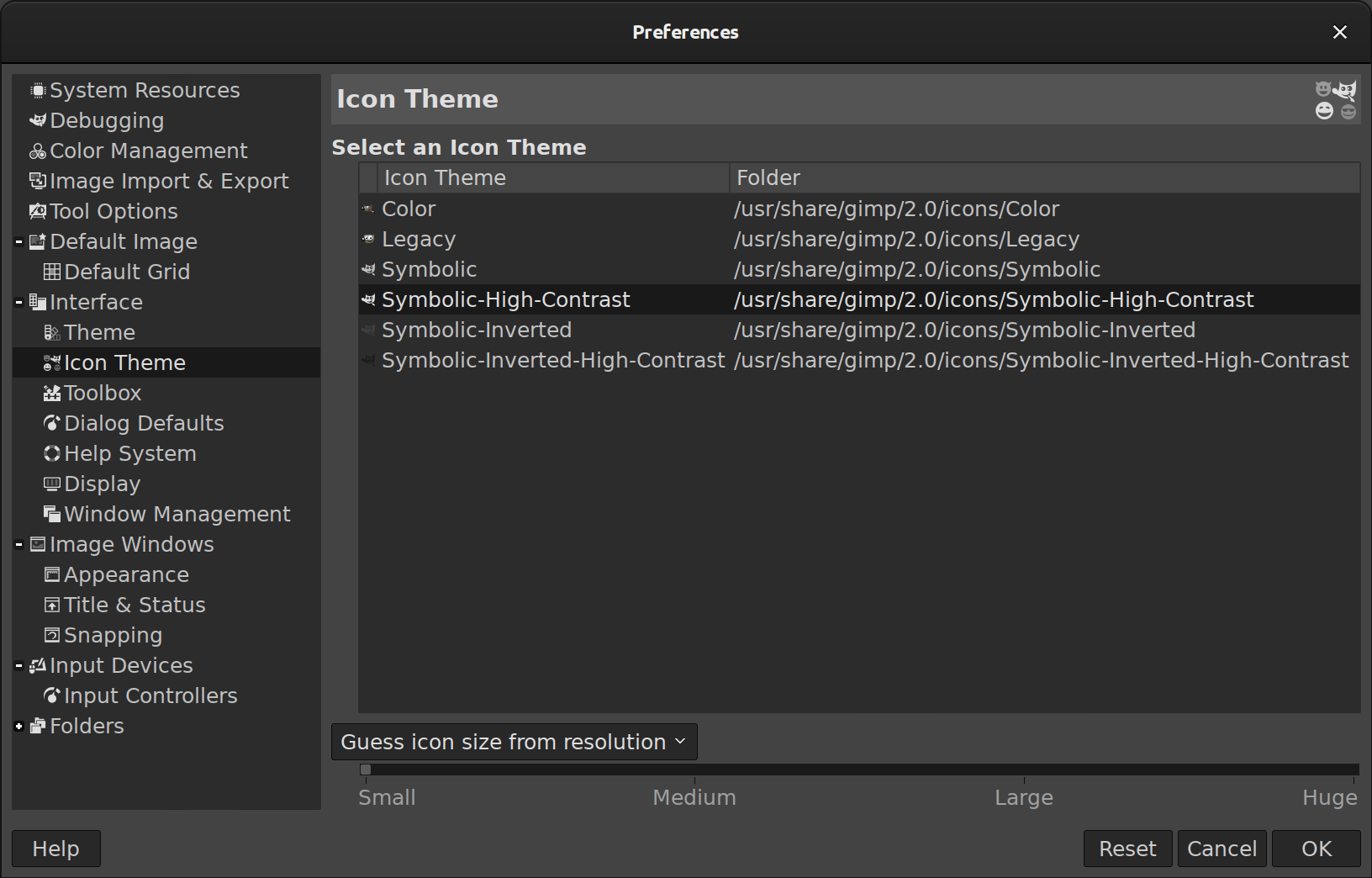 GIMP export image dialog showing file export options for edited images
