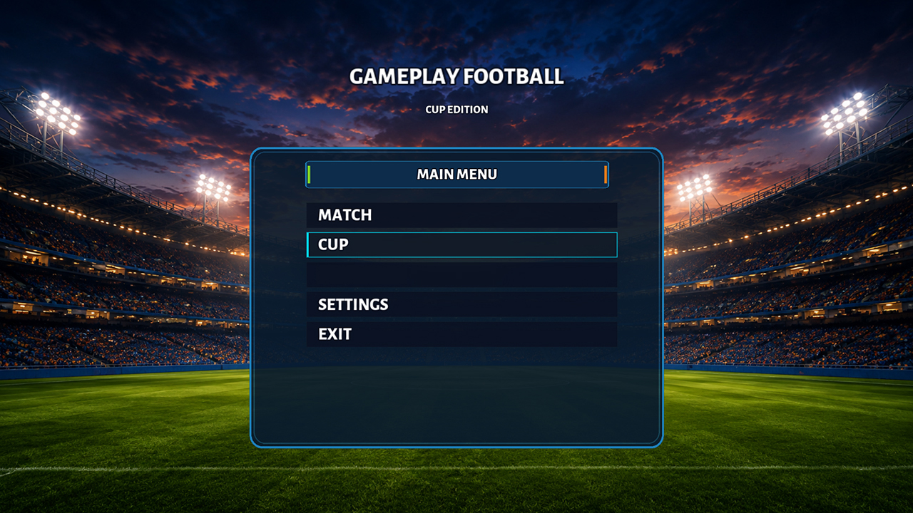 Golazo gameplay: a defender closing down the ball carrier automatically